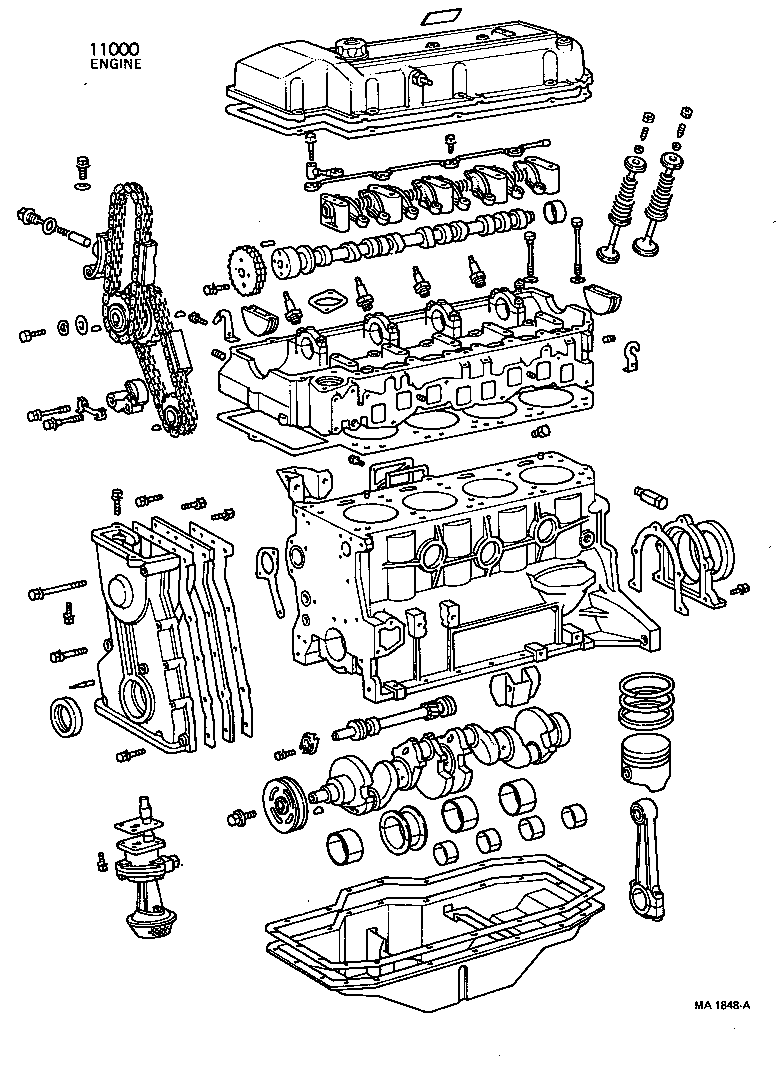  HILUX |  PARTIAL ENGINE ASSEMBLY