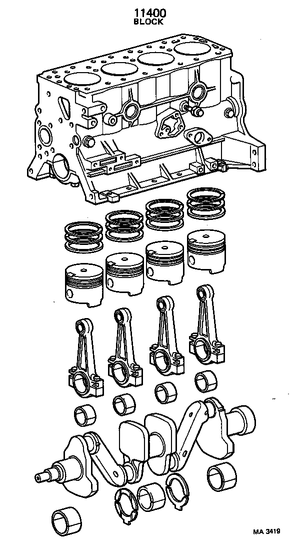  CROWN |  SHORT BLOCK ASSEMBLY