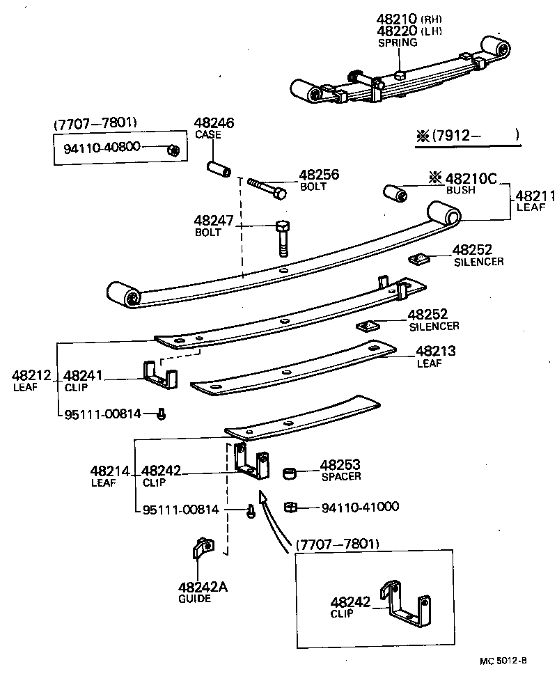  HIACE |  REAR SPRING SHOCK ABSORBER