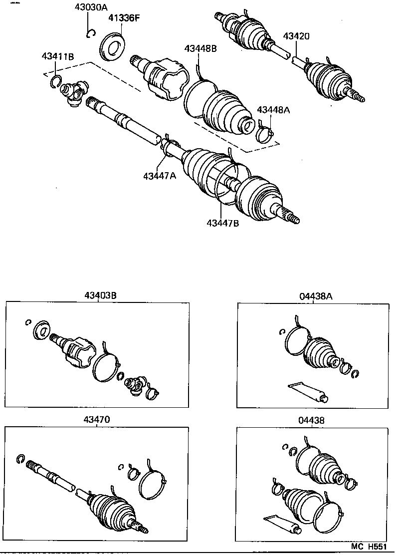  CAMRY |  FRONT DRIVE SHAFT