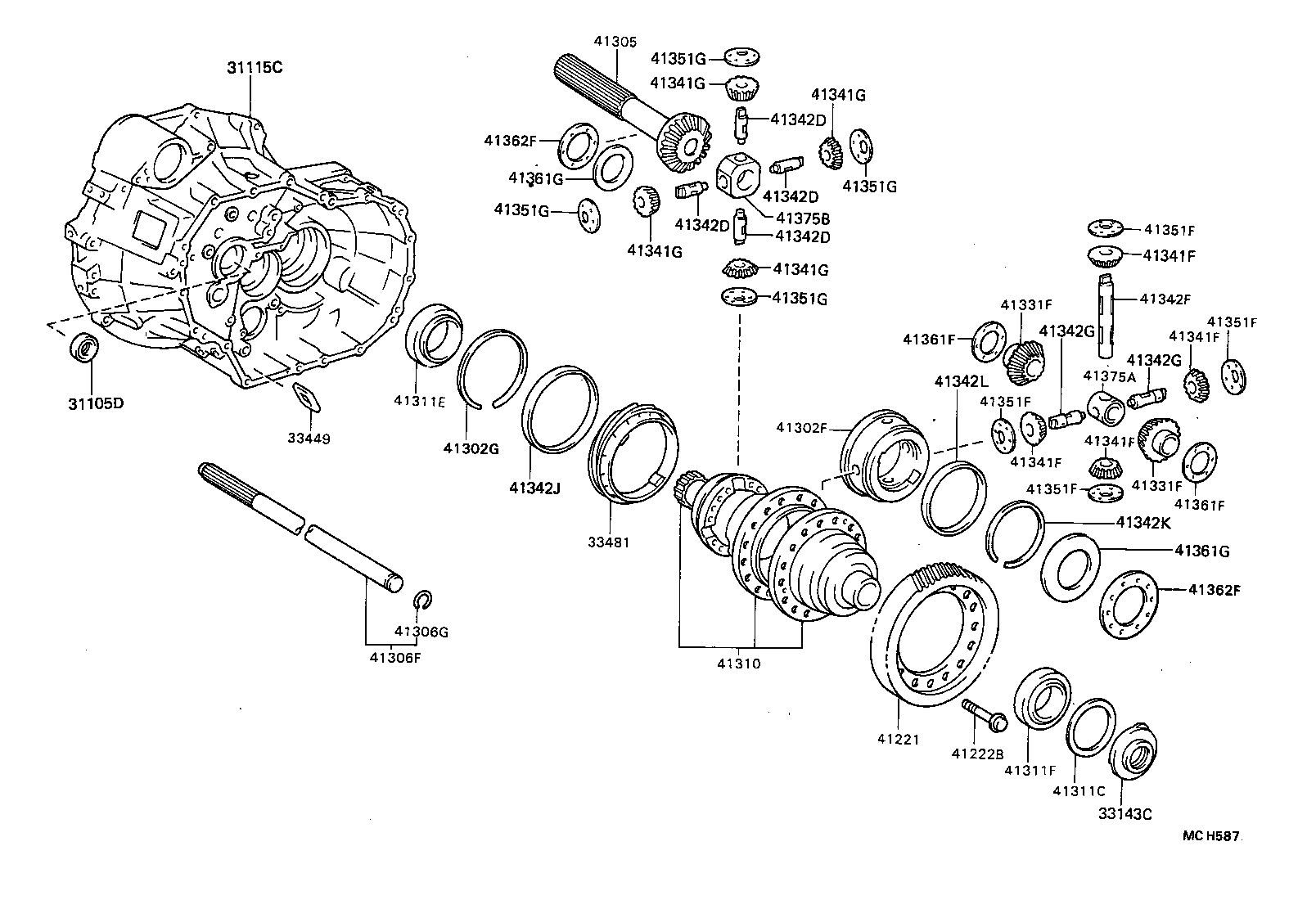  CAMRY |  FRONT AXLE HOUSING DIFFERENTIAL