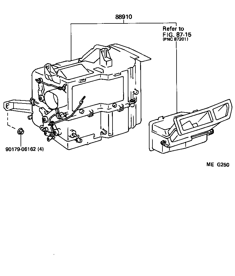  CELICA |  HEATING AIR CONDITIONING HEATER UNIT BLOWER