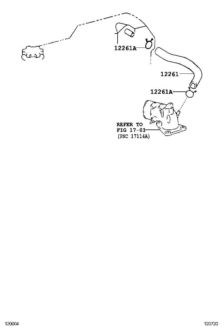  LAND CRUISER PRADO |  VENTILATION HOSE