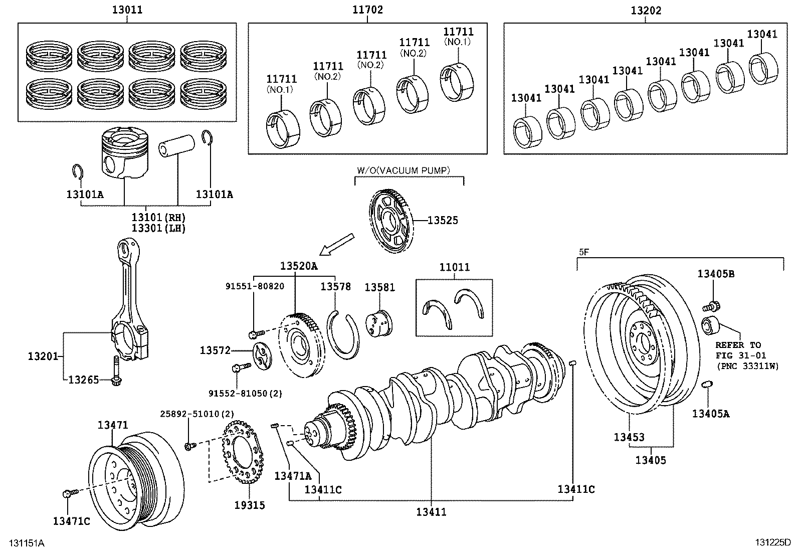  LAND CRUISER 200 |  CRANKSHAFT PISTON