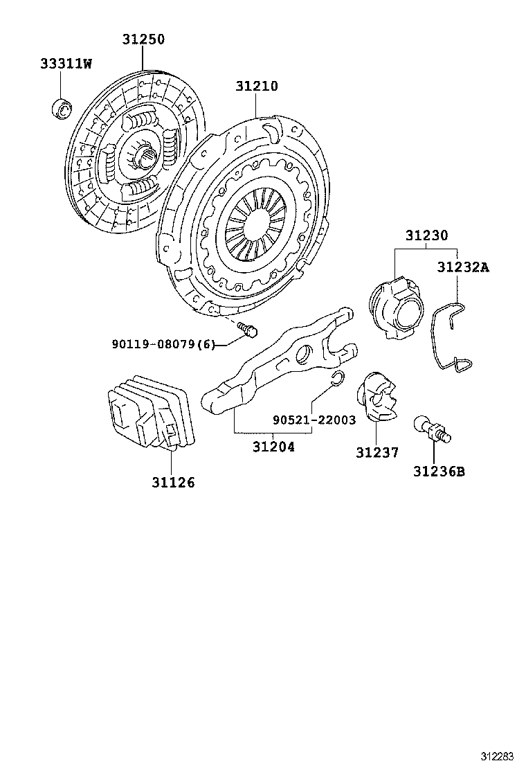  LAND CRUISER PRADO |  CLUTCH RELEASE FORK