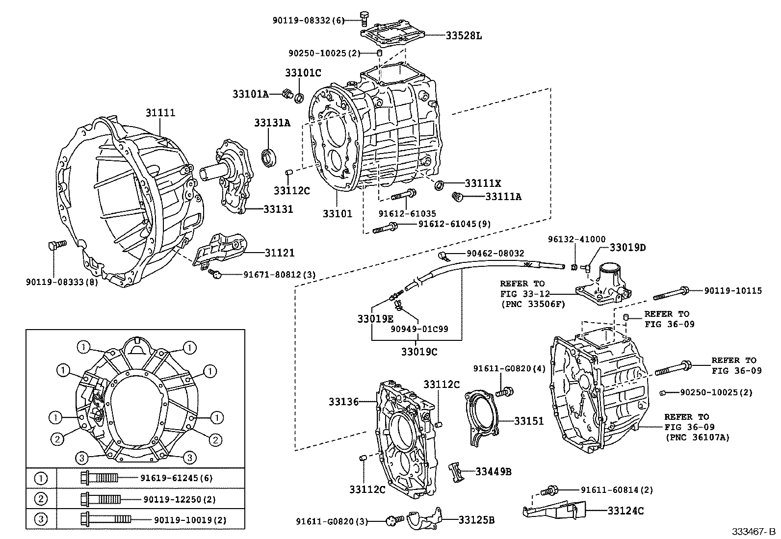  LAND CRUISER 200 |  CLUTCH HOUSING TRANSMISSION CASE MTM