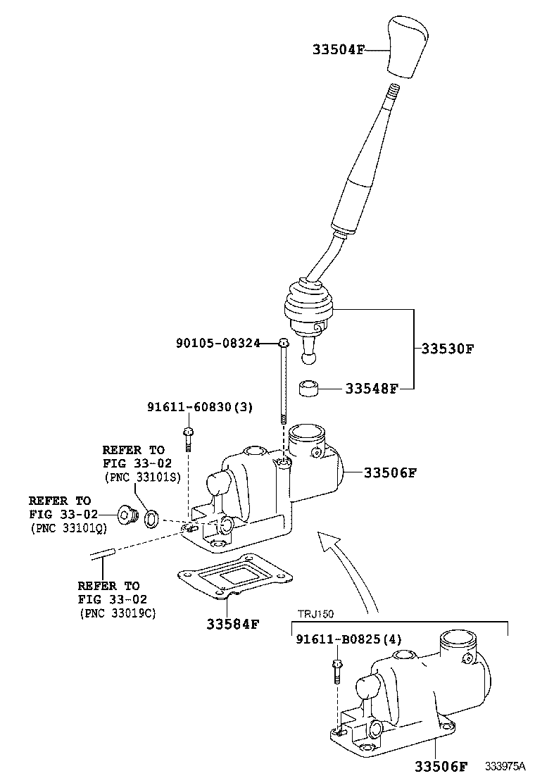  LAND CRUISER PRADO |  SHIFT LEVER RETAINER