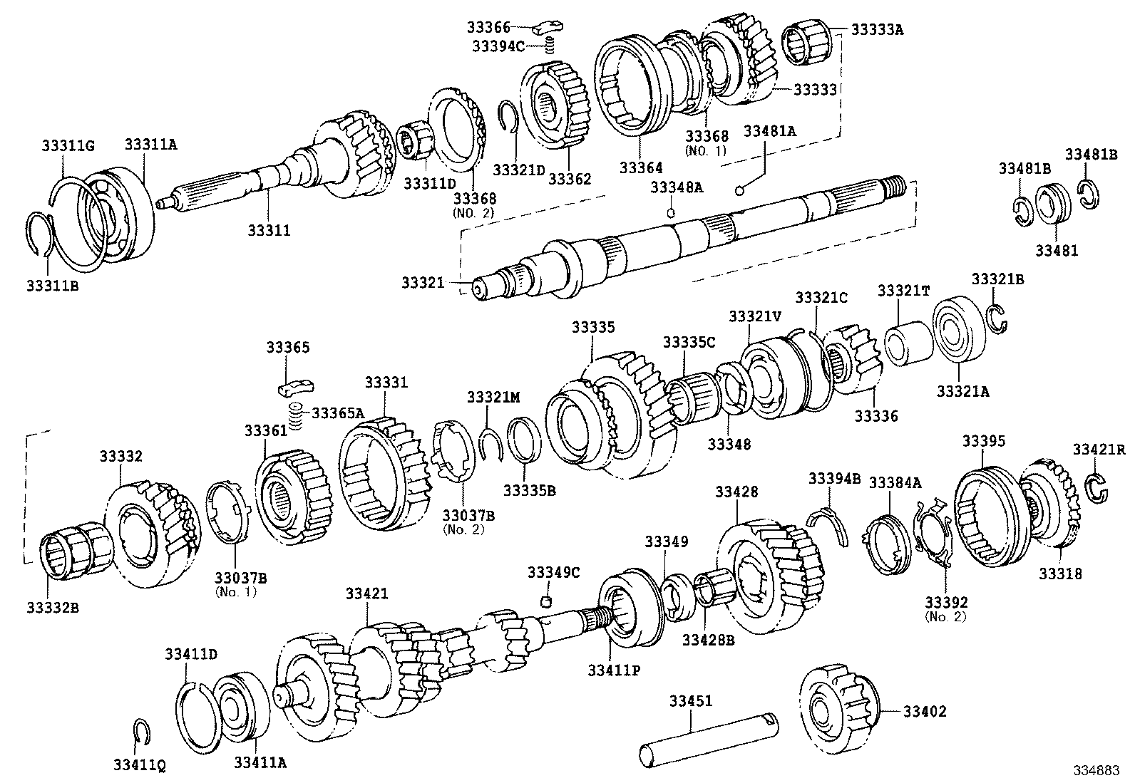  HIACE |  TRANSMISSION GEAR MTM