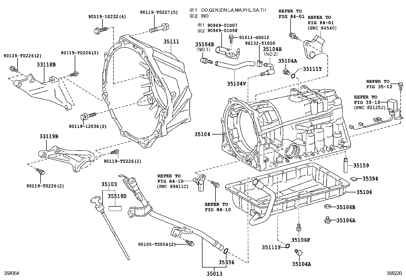  FORTUNER |  TRANSMISSION CASE OIL PAN ATM