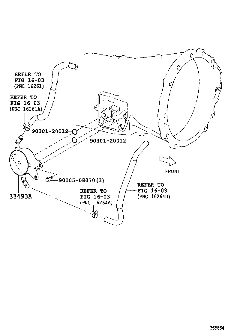  IS250 350 300H |  OIL COOLER TUBE ATM