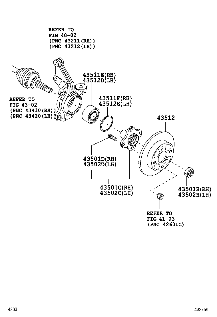  AGYA WIGO |  FRONT AXLE HUB