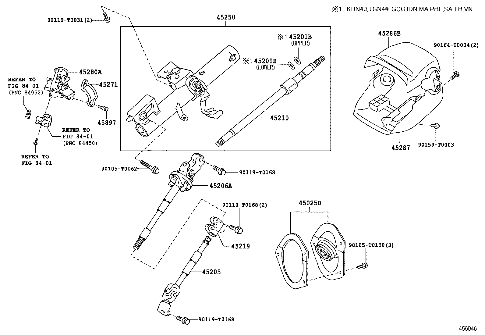  INNOVA KIJANG |  STEERING COLUMN SHAFT