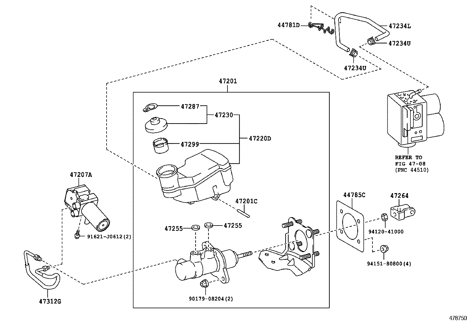  IS250 350 300H |  BRAKE MASTER CYLINDER