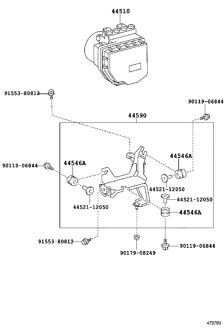  IS250 350 300H |  BRAKE TUBE CLAMP