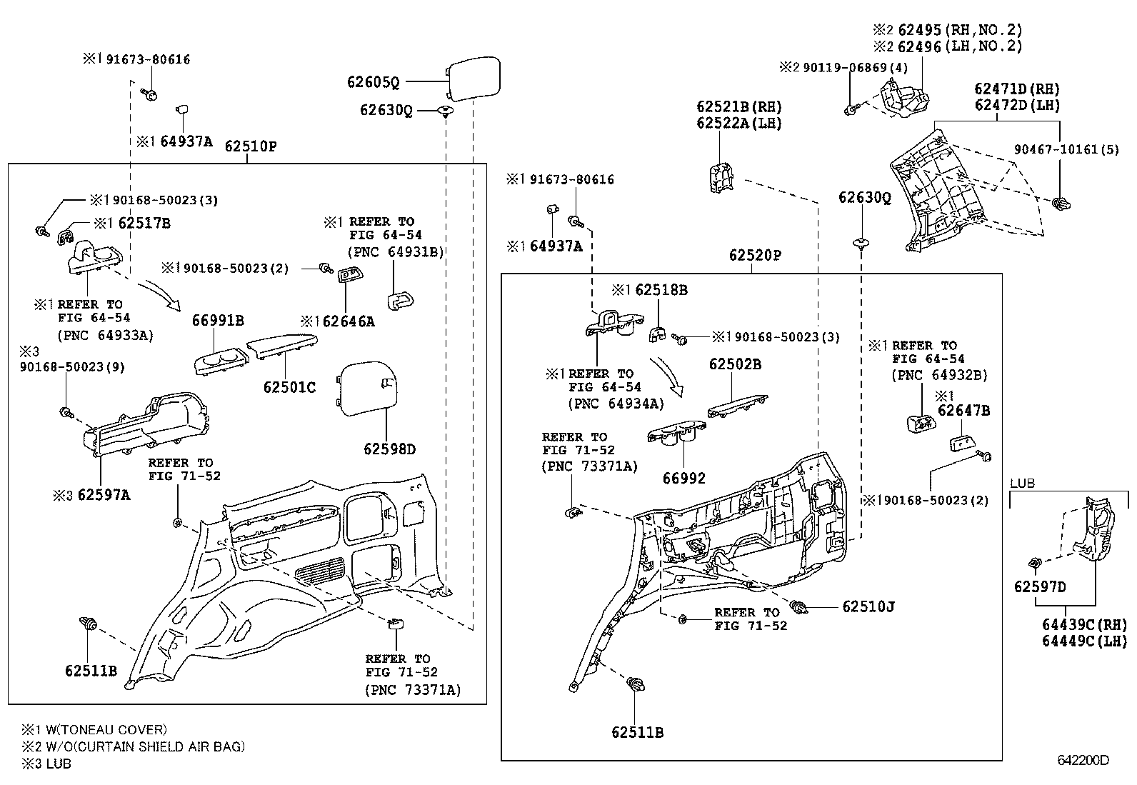  LAND CRUISER 200 |  INSIDE TRIM BOARD