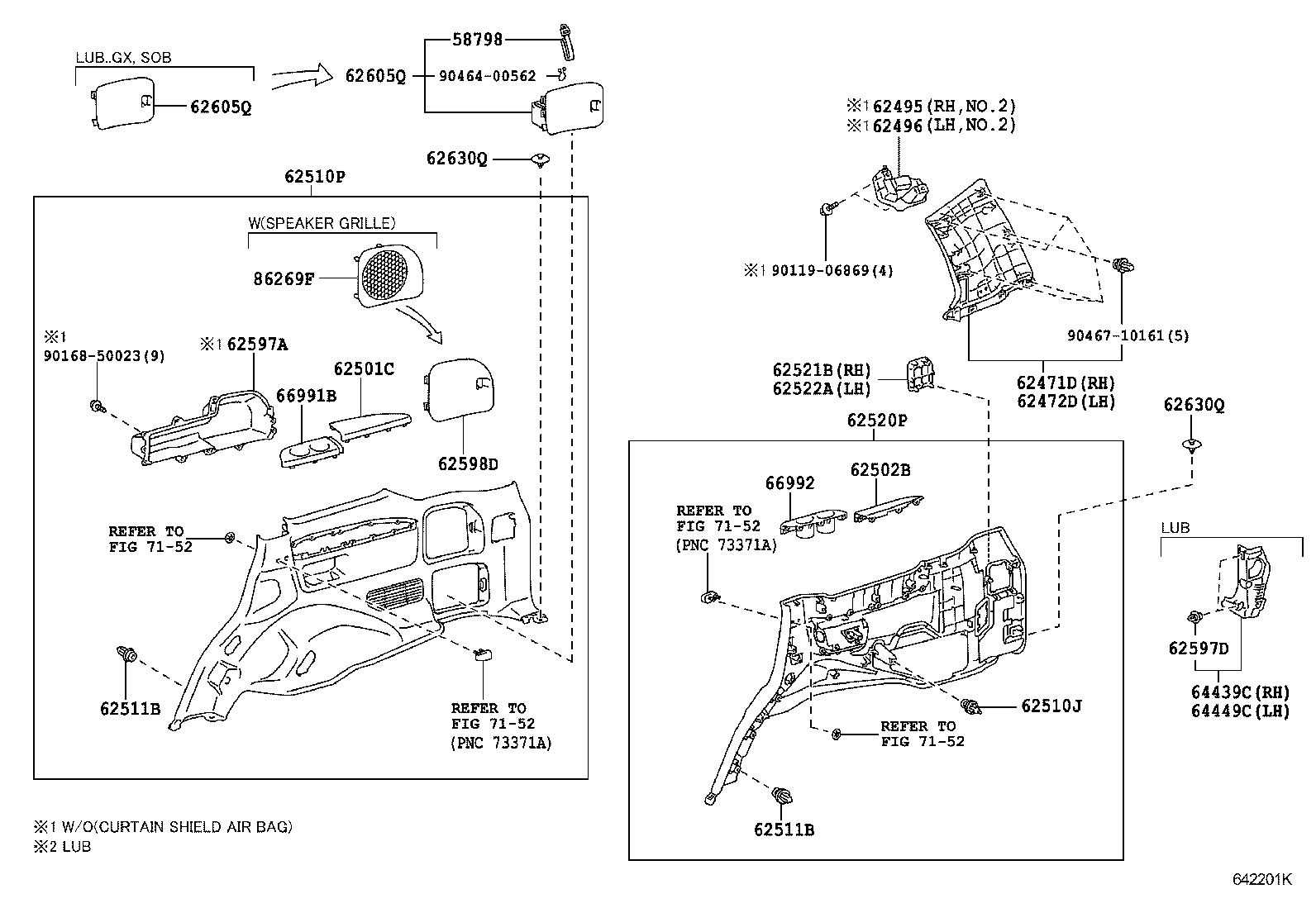  LAND CRUISER 200 |  INSIDE TRIM BOARD