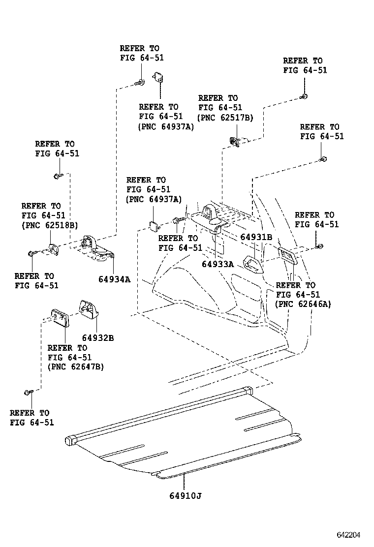  LAND CRUISER 200 |  PACKAGE TRAY PANEL