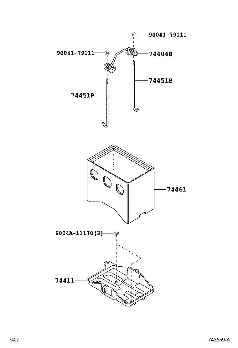  AGYA WIGO |  BATTERY CARRIER