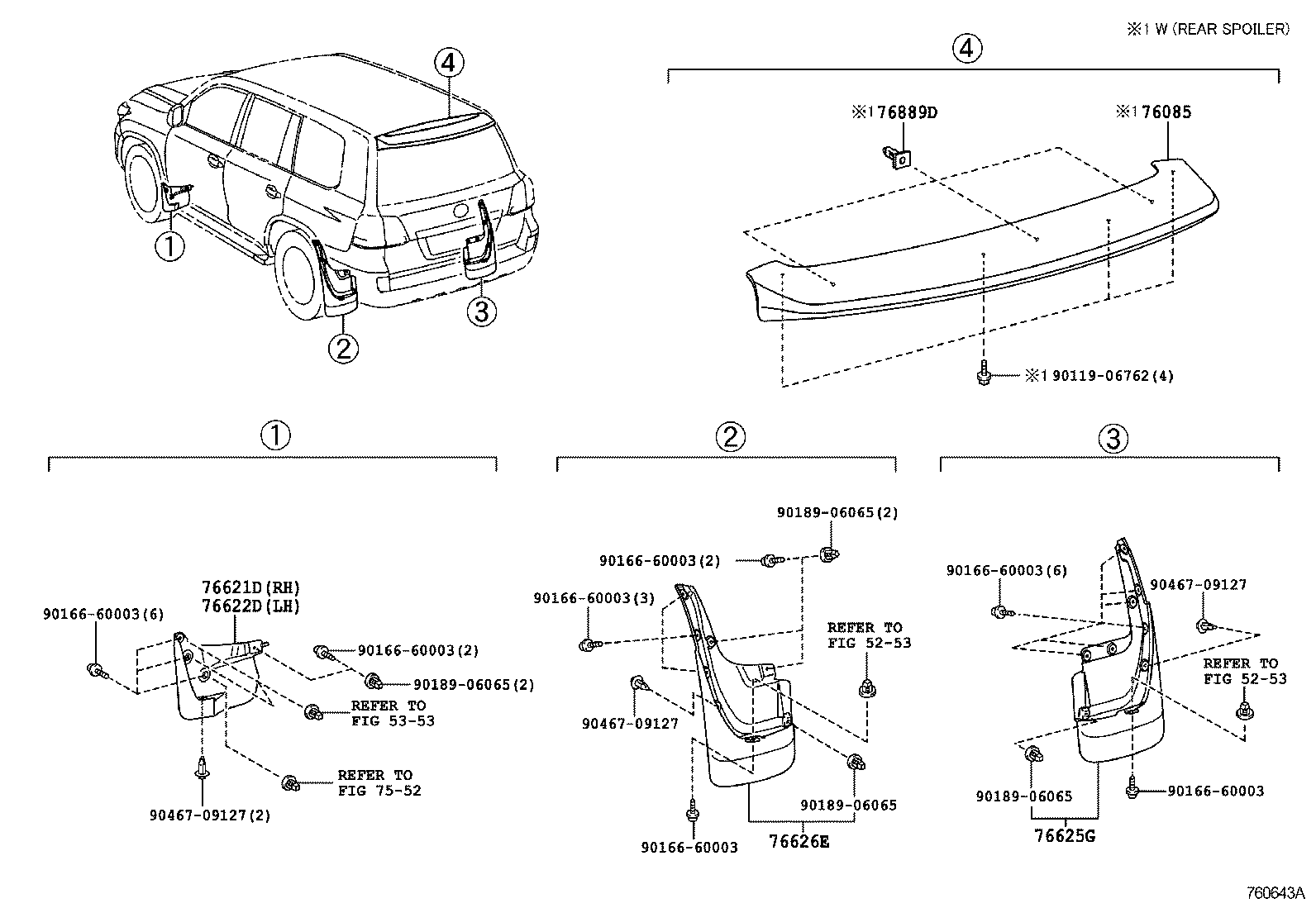  LAND CRUISER 200 |  SPOILER SIDE MUDGUARD