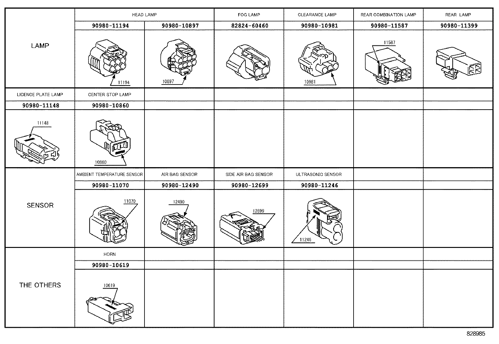  IS250 350 300H |  WIRING CLAMP