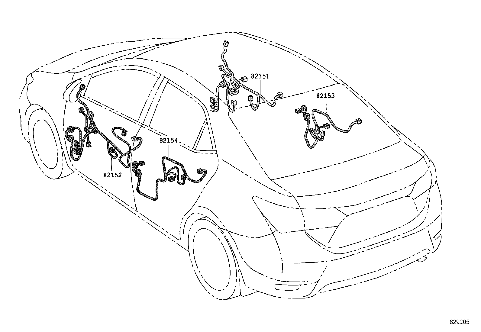  COROLLA ALTIS |  WIRING CLAMP