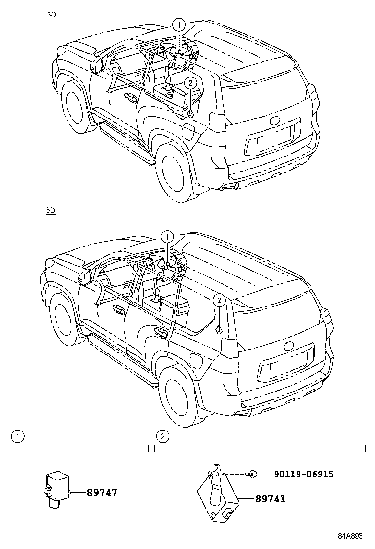  LAND CRUISER PRADO |  WIRELESS DOOR LOCK