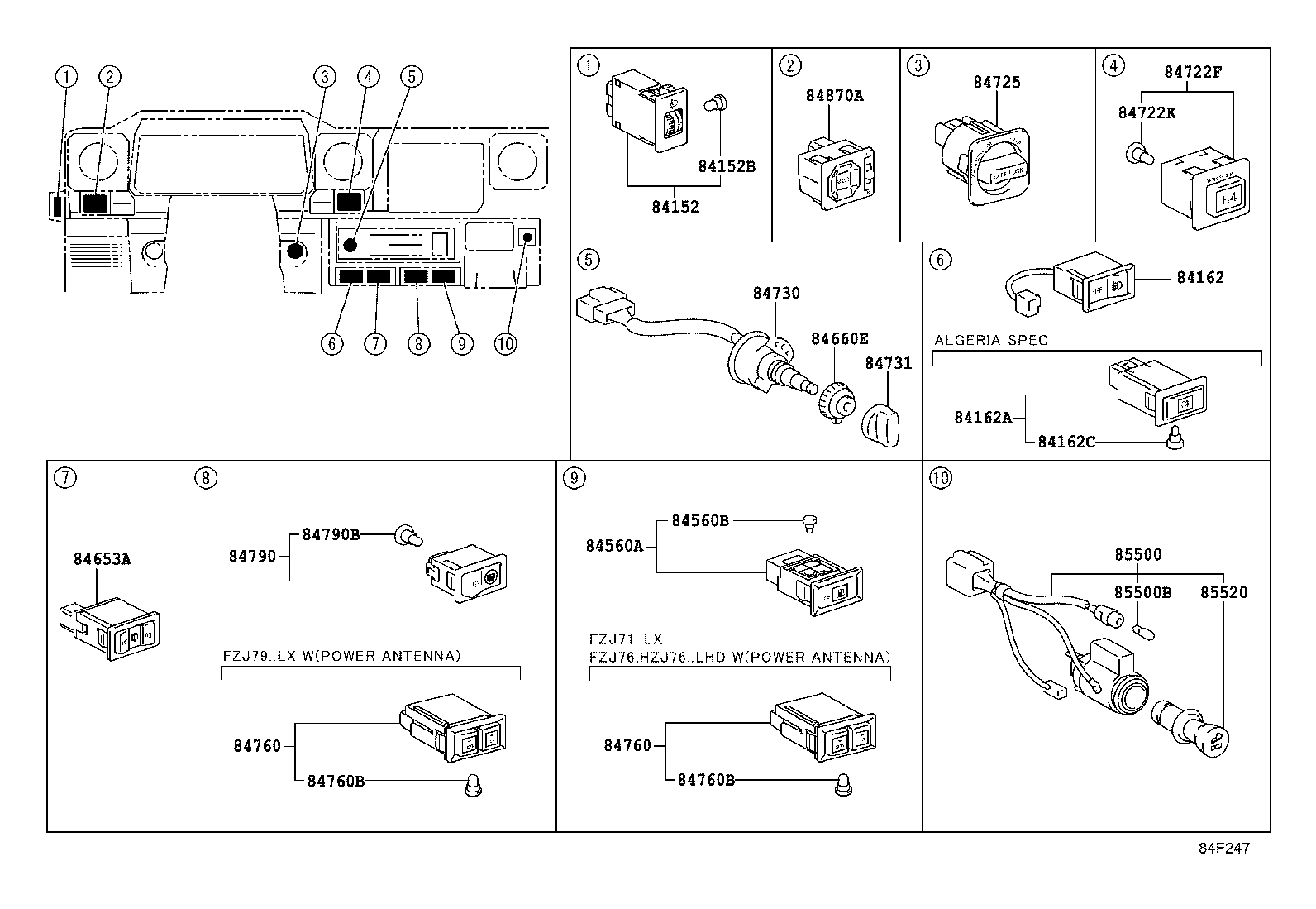  LAND CRUISER 70 |  SWITCH RELAY COMPUTER