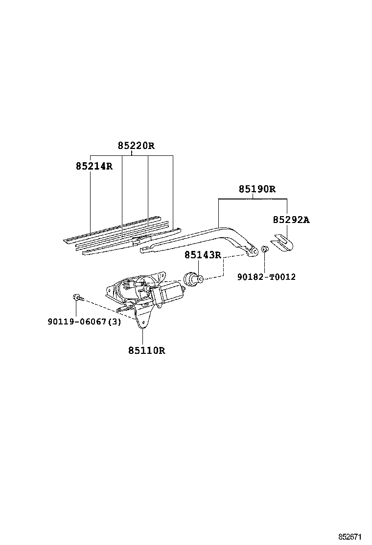  FORTUNER |  REAR WIPER