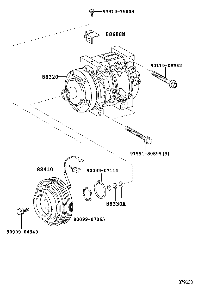  LAND CRUISER 200 |  HEATING AIR CONDITIONING COMPRESSOR