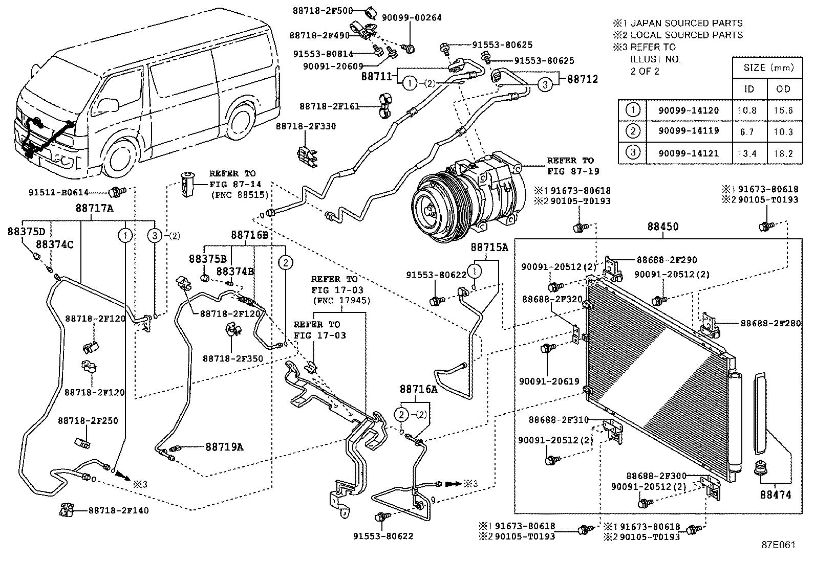  HIACE |  HEATING AIR CONDITIONING COOLER PIPING