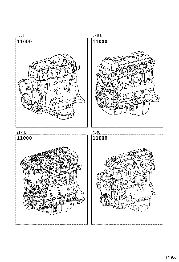  COASTER |  PARTIAL ENGINE ASSEMBLY