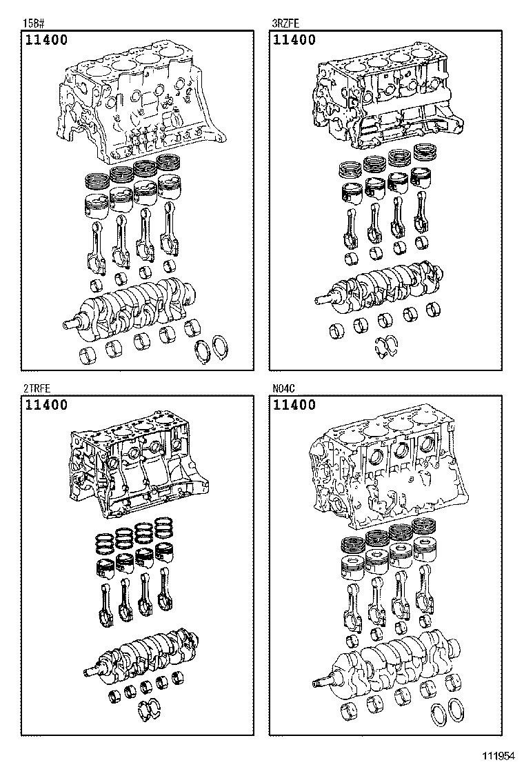  COASTER |  SHORT BLOCK ASSEMBLY