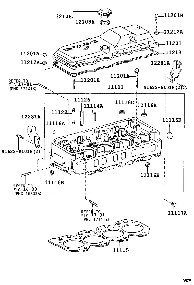  COASTER |  CYLINDER HEAD