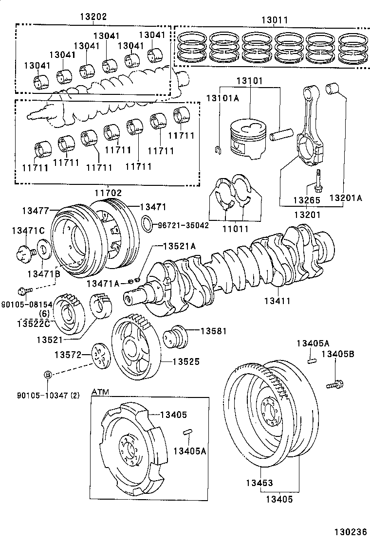  LAND CRUISER 70 |  CRANKSHAFT PISTON