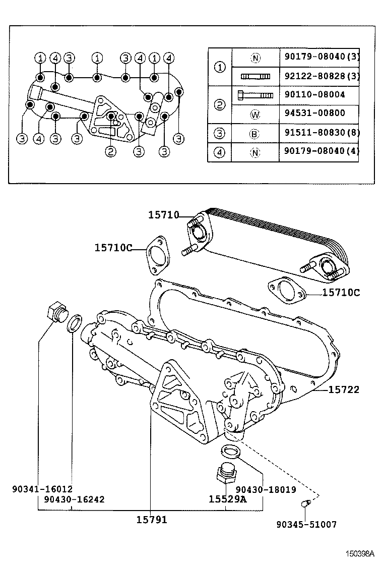  COASTER |  ENGINE OIL COOLER