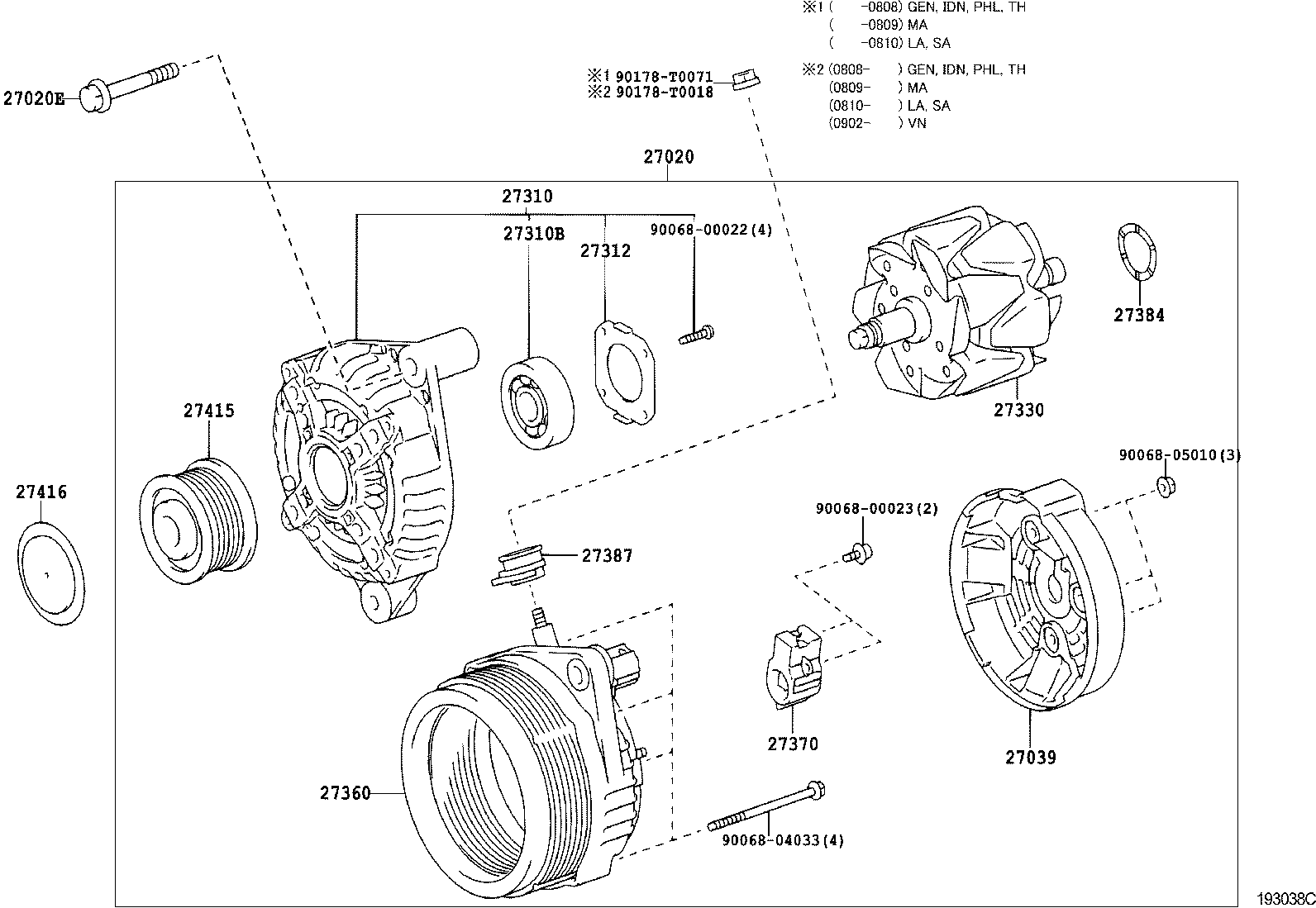  FORTUNER |  ALTERNATOR