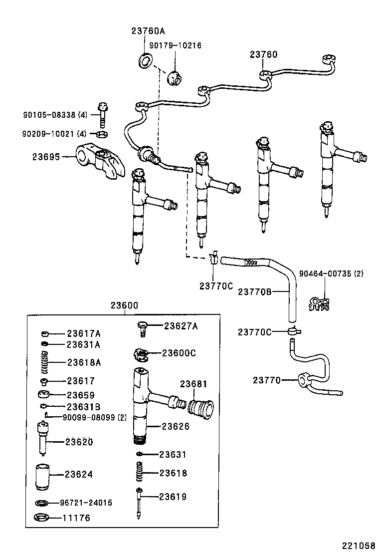  COASTER |  INJECTION NOZZLE