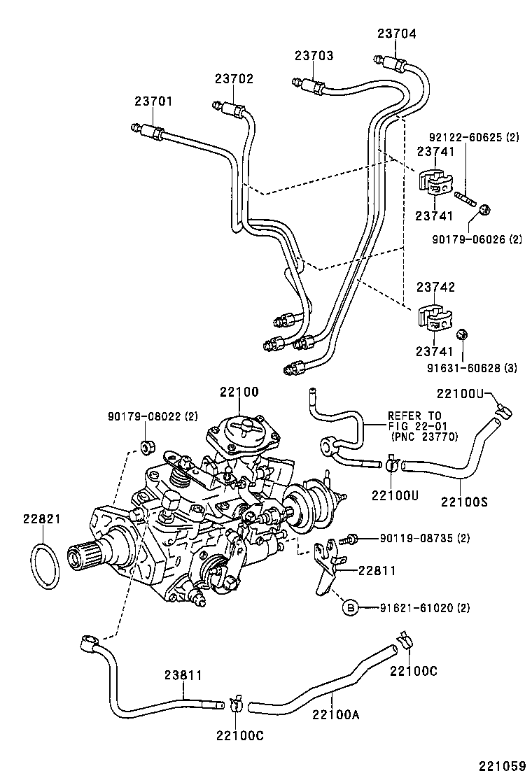  COASTER |  INJECTION PUMP ASSEMBLY