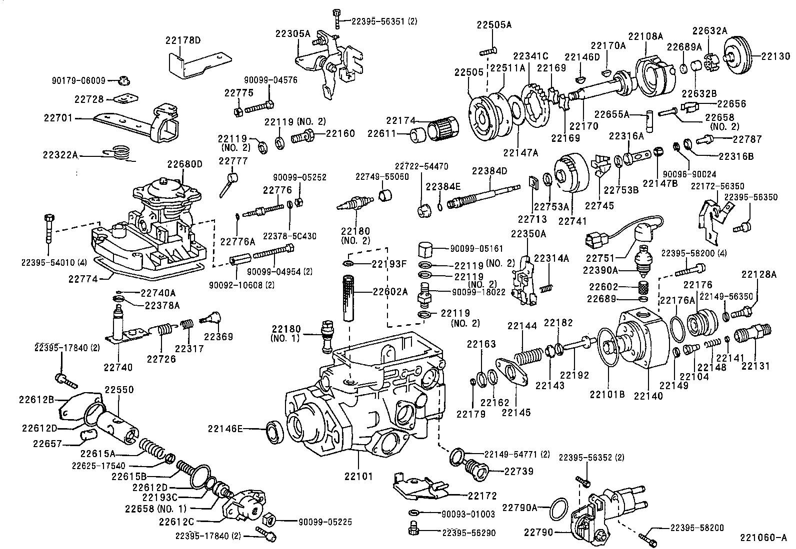  COASTER |  INJECTION PUMP BODY