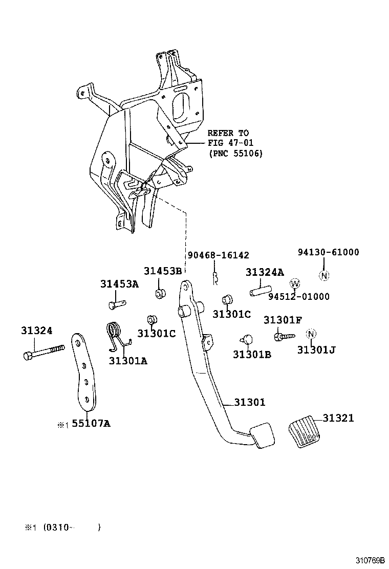  COASTER |  CLUTCH PEDAL FLEXIBLE HOSE