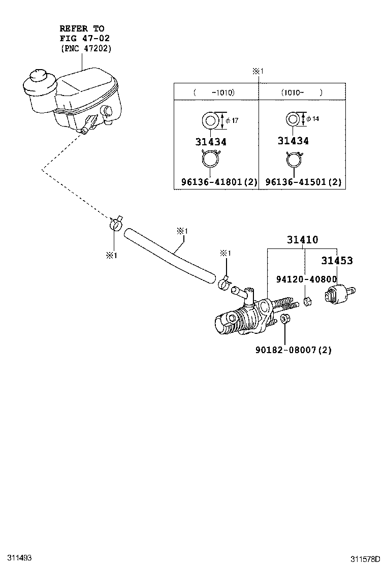  VIOS |  CLUTCH MASTER CYLINDER