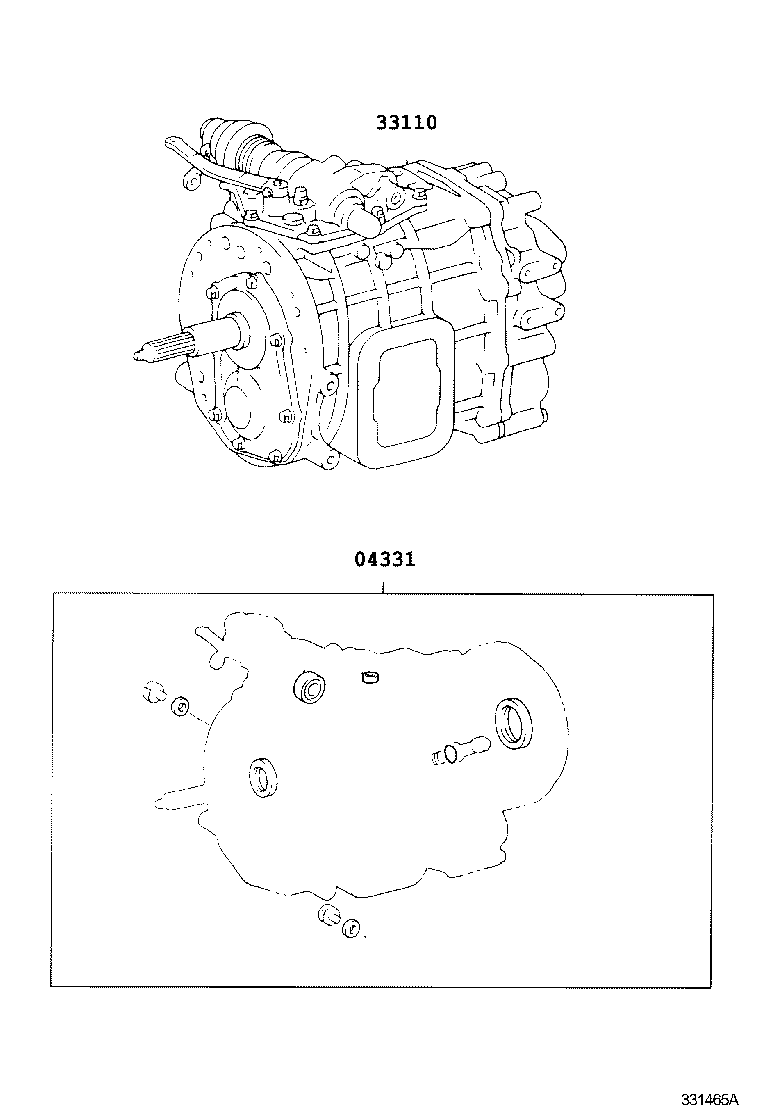  COASTER |  TRANSAXLE OR TRANSMISSION ASSY GASKET KIT MTM