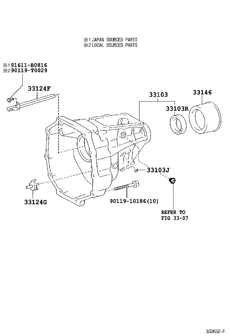  FORTUNER |  EXTENSION HOUSING MTM