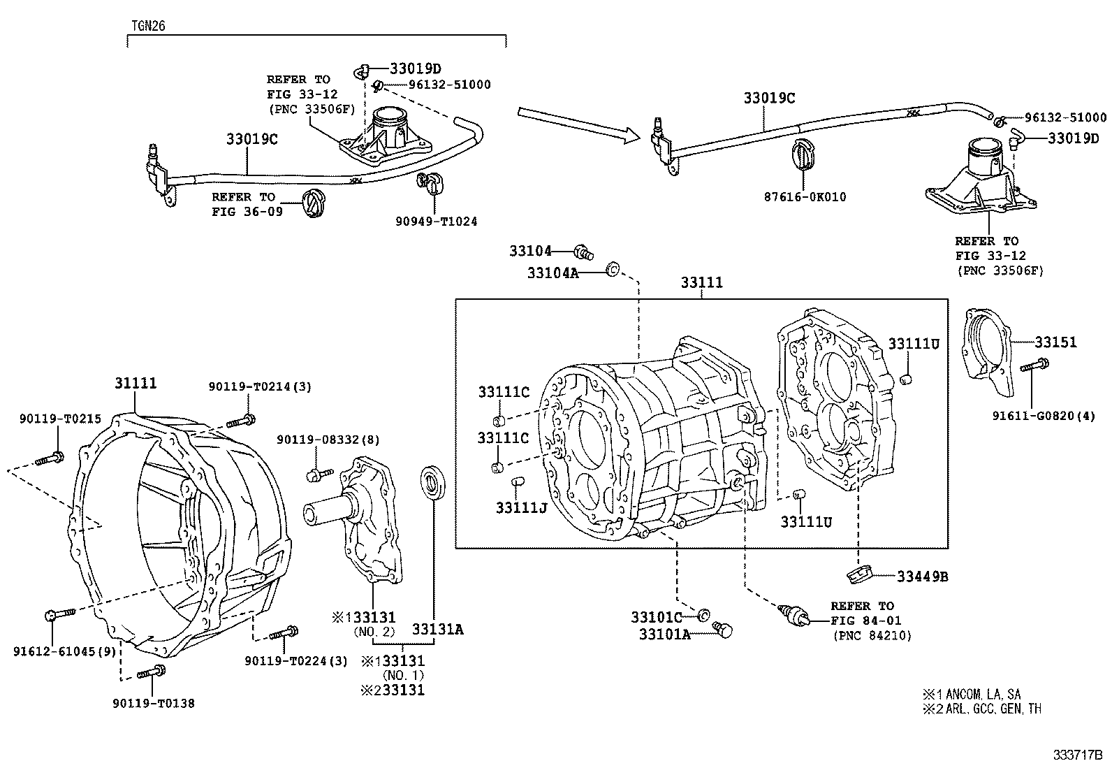  HILUX |  CLUTCH HOUSING TRANSMISSION CASE MTM