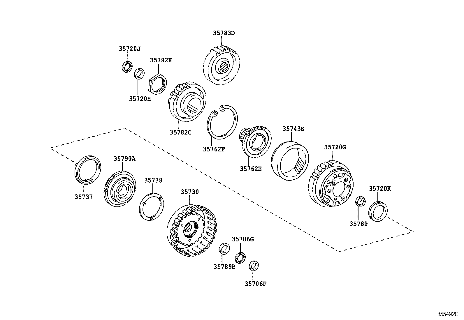  VIOS |  PLANETARY GEAR REVERSE PISTON COUNTER GEAR ATM