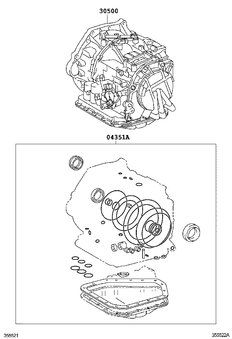 VIOS |  TRANSAXLE OR TRANSMISSION ASSY GASKET KIT ATM