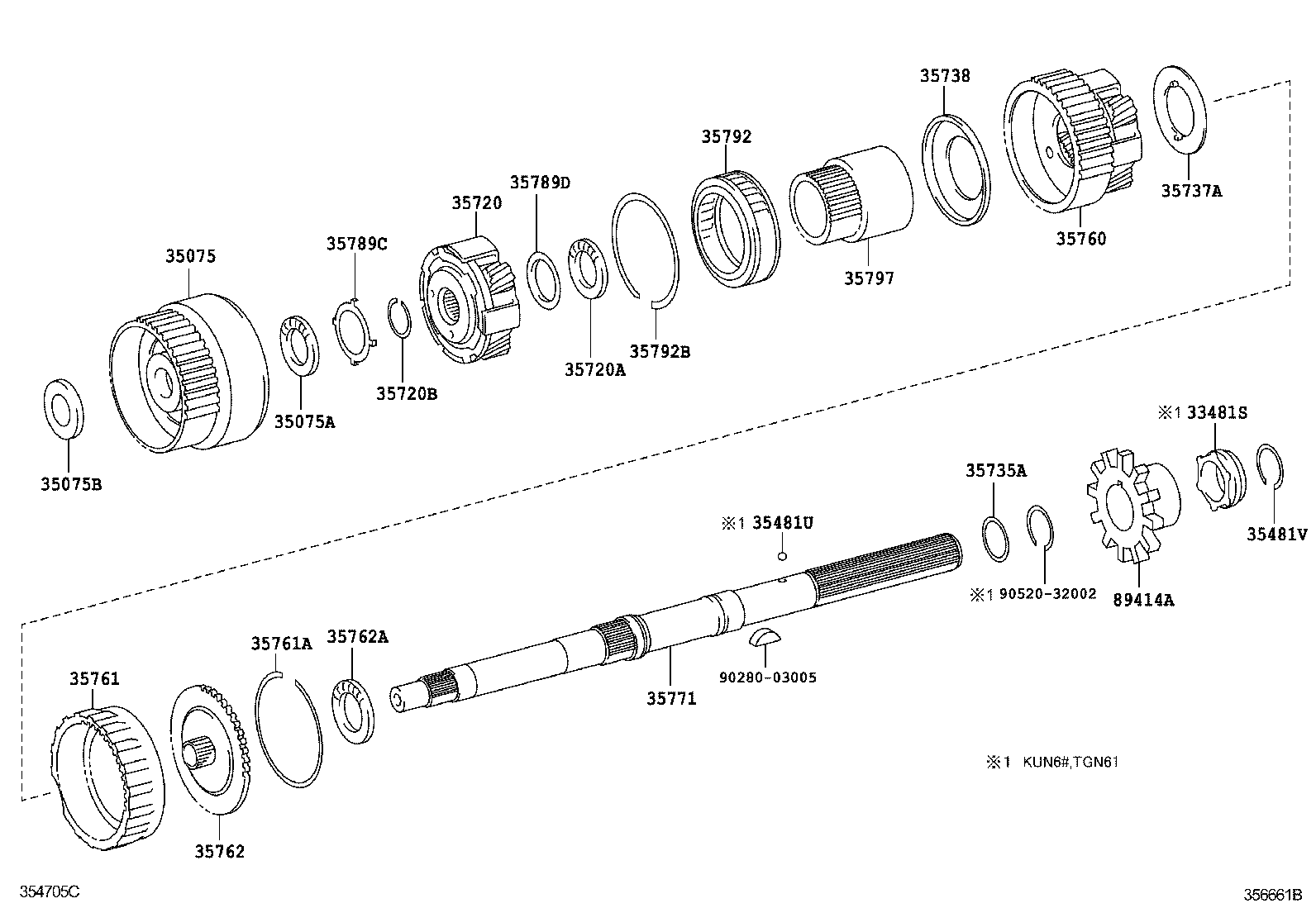 FORTUNER | PLANETARY GEAR REVERSE PISTON COUNTER GEAR ATM