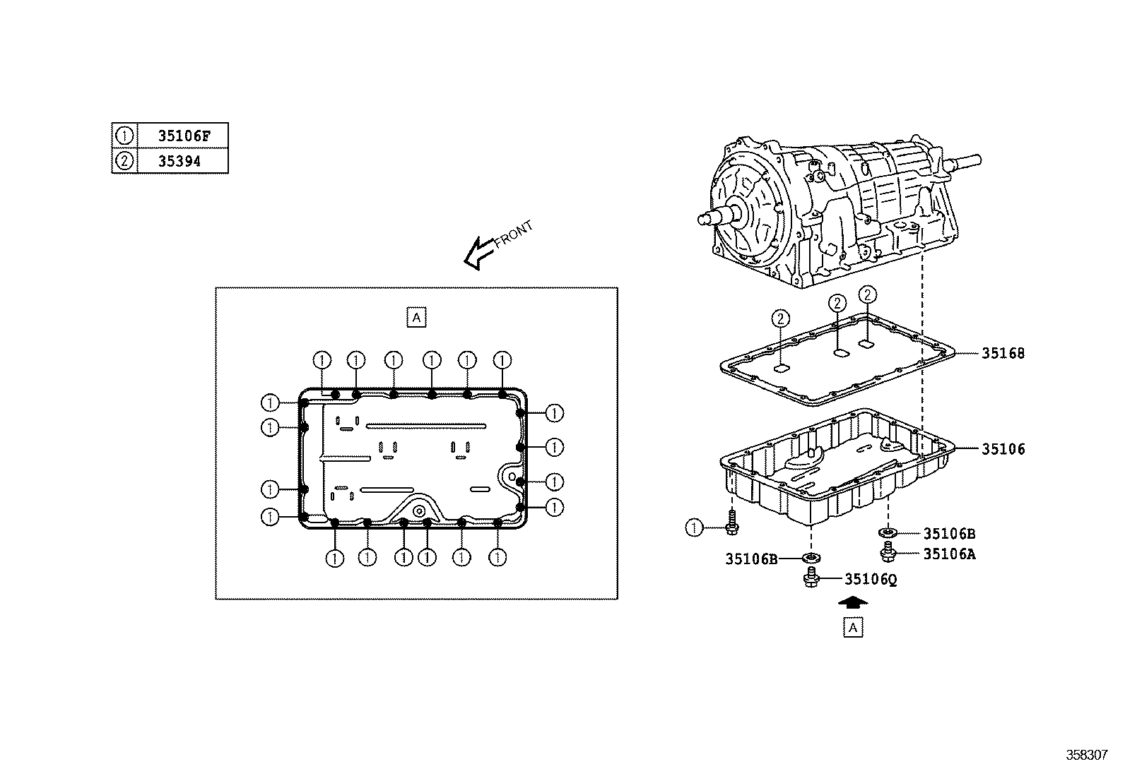  GT86 86 |  TRANSMISSION CASE OIL PAN ATM