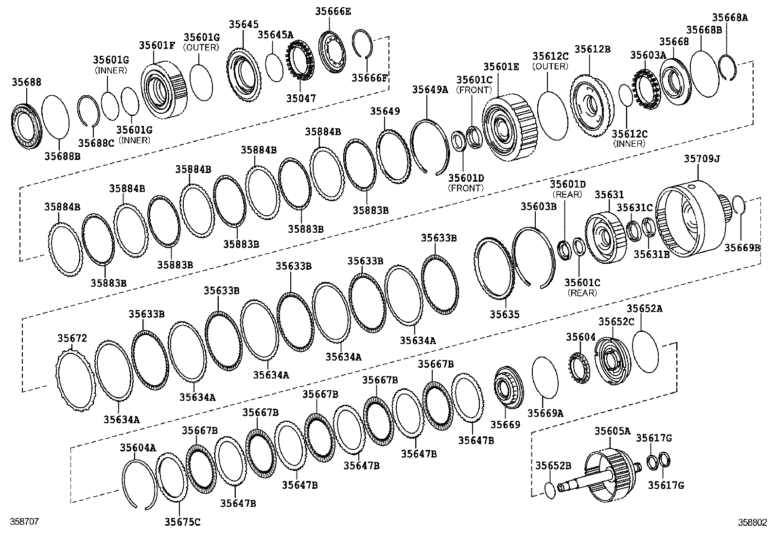  GS GS HYBRID |  BRAKE BAND MULTIPLE DISC CLUTCH ATM