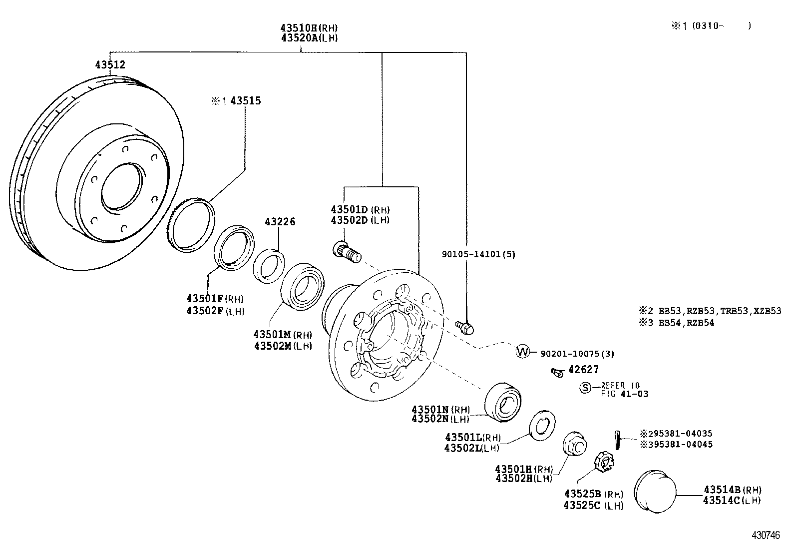  COASTER |  FRONT AXLE HUB